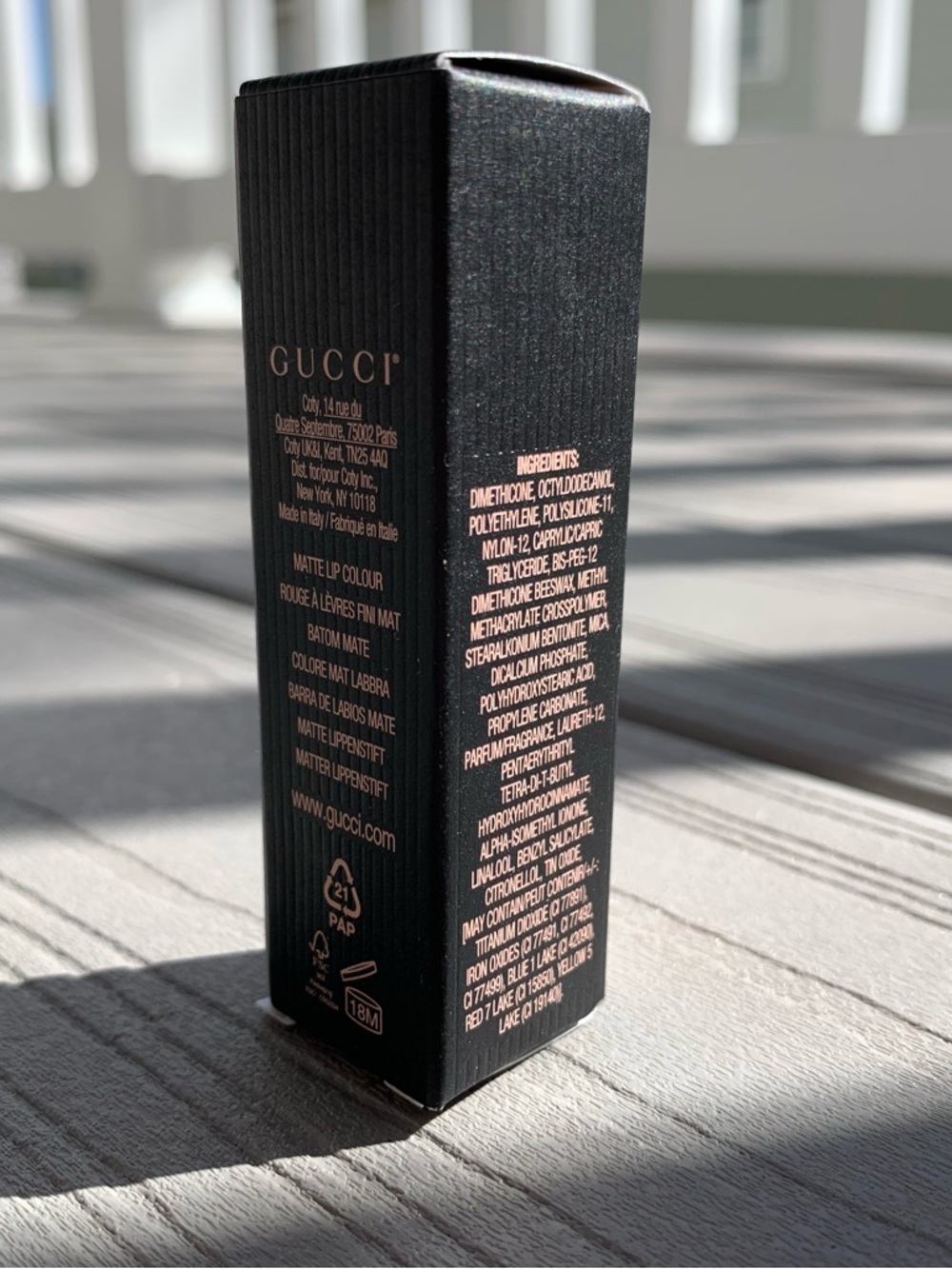 Gucci Matte Lipstick - Sonia Light Beige (120) - Picture 3 of 4